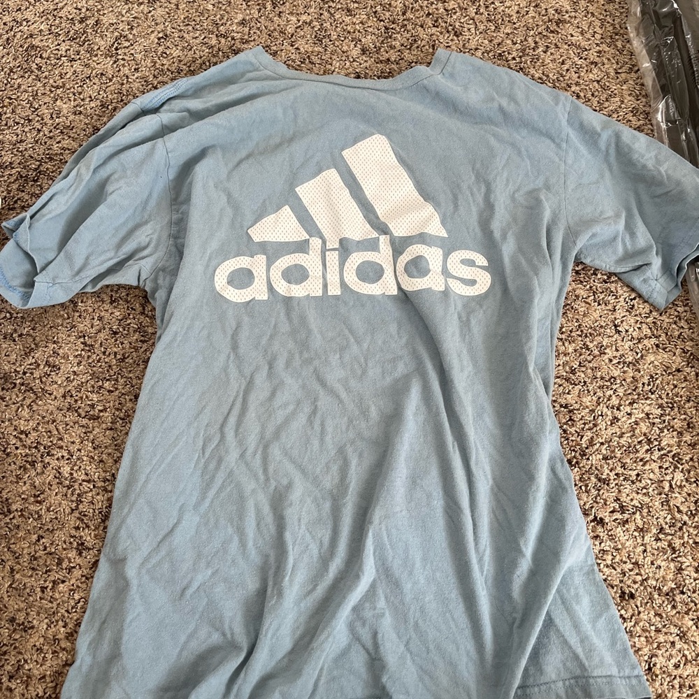Adidas Running Blue T-Shirt, Rarely Worn, Comfortable